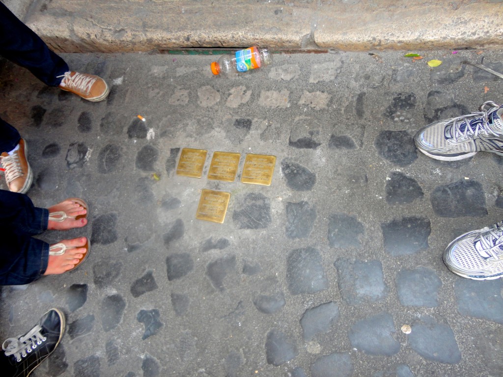 Plaques in the Jewish Ghetto